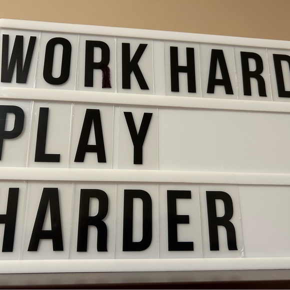 Room Decor—College or Study Room Decor with light up option & letters for words - Picture 2 of 8